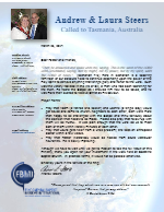 Andrew Steers Prayer Letter:  Man Searching for the Truth Trusts Christ