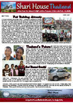 Shari House Prayer Letter:  Back Home Serving God