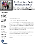 Keith Baker Prayer Letter:  21 Haitians Baptized in a Canal