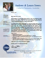 Andrew Steers Prayer Letter:  Winning Our Neighbors to Christ