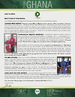 Team Ghana Update:  Reaching the Children