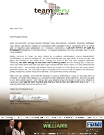 Chris Williams Prayer Letter:  Thankful for God's Protection!