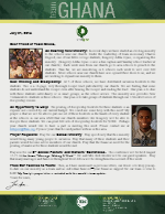 Team Ghana Update:  New School Ministry