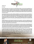 Daniel Kokubun Prayer Letter:  Living the Dream