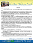 Dave Whitmore Prayer Letter:  Joy Unspeakable and Full of Glory