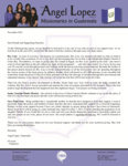 Angel Lopez Prayer Letter:  Blessings From Our Unplanned Ministry