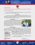 Scott Christiansen Prayer Letter:  Abounding in Blessings