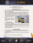 Teaching All Nations Prayer Letter:  Happy Thanksgiving and Merry Christmas!
