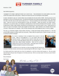 Ben Turner Prayer Letter:  2014 Winter Update