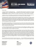 Bob Bowen Prayer Letter:  House Church Where 400 People Attended