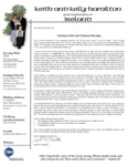 Keith Hamilton Prayer Letter:  Christmas Gifts and Christmas Blessings