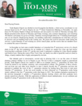 Mark Holmes Prayer Letter:  Generational Church Planting