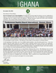 Team Ghana Update:  A Great Tool for God in Kumasi