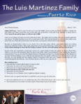Luis Martinez Prayer Letter:  It's a Small World After All