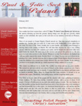 Paul Sock Prayer letter: New Church Gathering