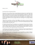Zach Foust Prayer Letter:  Second Anniversary Service