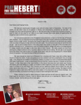 Brian Hebert Prayer Letter:  Through Blizzard and Snow