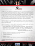 Andy Richey Prayer Letter:  Growing Our Faith, and the End Is in Sight!