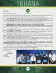 Team Ghana Update:  Recent Bible College Graduates