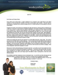 Wes Palla Prayer Letter:  New Area, Same God