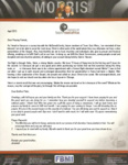 Peter Morris Prayer Letter:  Pastor Says "Thank you"