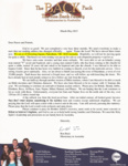 Ron Back Prayer Letter:  God Is So Good!