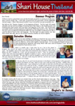 Shari House Prayer Letter:  Summer Program, Salvation Stories, and Sermon Firsts