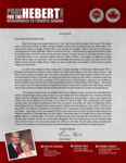 Brian Hebert Prayer Letter:  New Territory Traveled