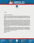 Eddie Arold Prayer Letter:  One More Church