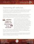 Missionary #6703 Prayer Letter:  Soul Winning Works, But . . .