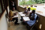 Bible Club Students Hearing the Gospel
