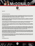 Corey McDonald Prayer Letter:  To God Be the Glory!