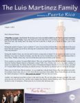 Luis Martinez Prayer Letter:  17 Years on the Field of Puerto Rico
