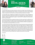 Mark Holmes Prayer Letter: Grand Opening of Grace and Glory