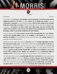 Peter Morris Prayer Letter:  New Church in Nairobi