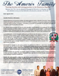 Andres Amoros Prayer Letter:  The Good Shepherd Giveth His Life for the Sheep"