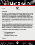 Corey McDonald Prayer Letter:  Laboring Together in the Lord's Work