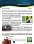 Wes Palla Prayer Letter:  A Week in the Amazon Jungle