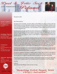 Paul Sock Prayer Letter:  Working in Warsaw