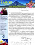 Dennis Lagos Prayer Letter:  The “Be Cool” Update