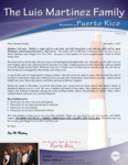 Luis Martinez Prayer Letter:  Thank God for the Souls Saved This Year