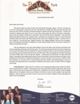 Ron Back Prayer Letter:  Thank You for Another Year of Support
