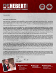 Brian Hebert Prayer Letter:  The Goodness of the Lord