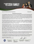 Christopher Yetzer Prayer Letter: Paper Walls and Concrete Hearts