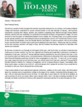 Mark Holmes Prayer Letter:  9 Conferences in 12 Months!