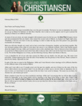 Micah Christiansen Prayer Letter:  Thank You for Your Prayers