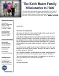 Keith Baker Prayer Letter:  Seminar on the Gospel of John for the Public