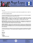 Angel Lopez Prayer Letter:   A Much-Needed Bus Delivered!
