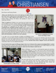 Scott Christiansen Prayer Letter:  Resting and Returning