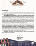 Ron Back Prayer Letter:  More Visitors in Church